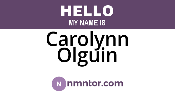 Carolynn Olguin
