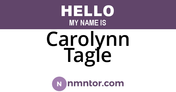 Carolynn Tagle