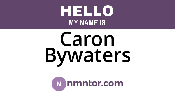 Caron Bywaters