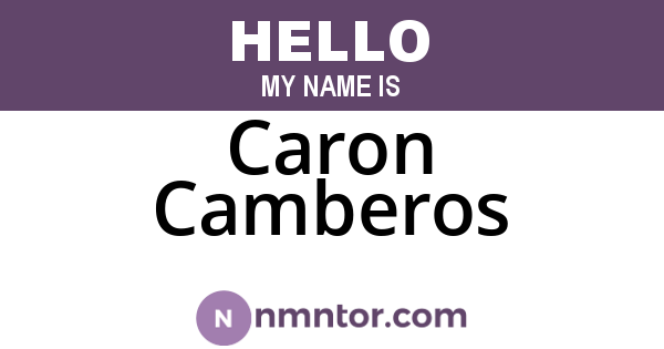 Caron Camberos