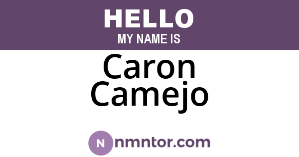Caron Camejo