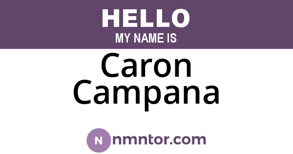 Caron Campana