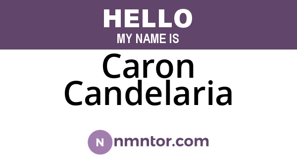 Caron Candelaria