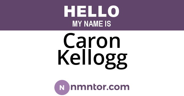 Caron Kellogg
