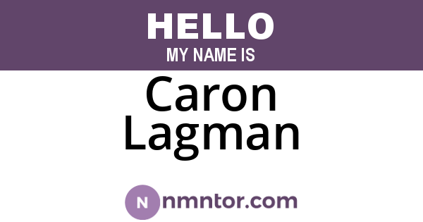 Caron Lagman