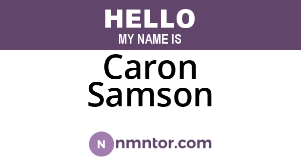 Caron Samson