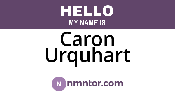 Caron Urquhart