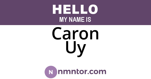 Caron Uy