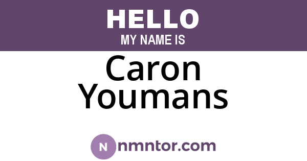 Caron Youmans