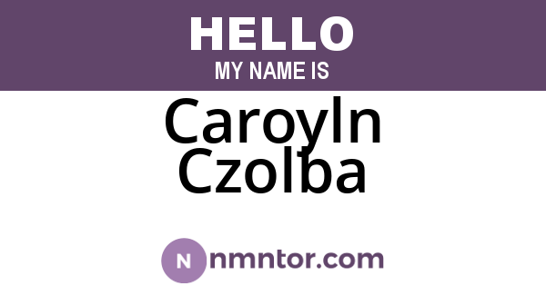 Caroyln Czolba