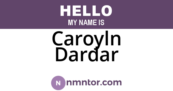 Caroyln Dardar