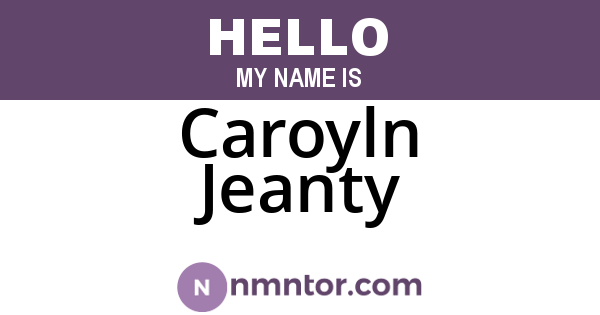 Caroyln Jeanty