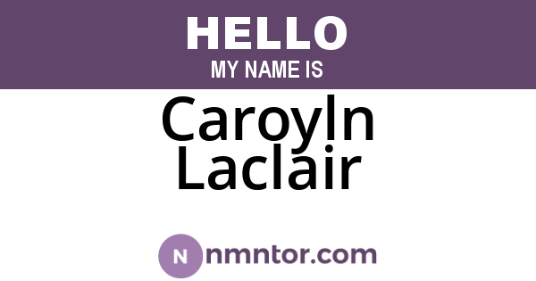 Caroyln Laclair