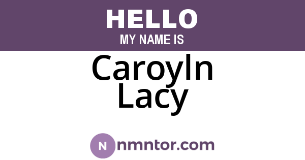 Caroyln Lacy