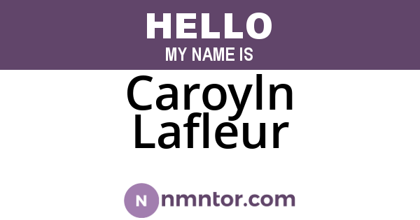 Caroyln Lafleur