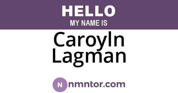 Caroyln Lagman