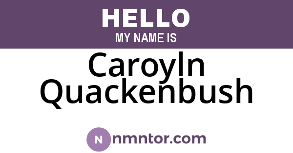 Caroyln Quackenbush