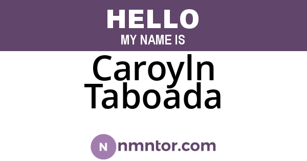 Caroyln Taboada