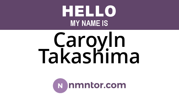 Caroyln Takashima