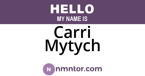 Carri Mytych