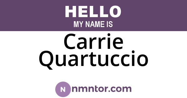 Carrie Quartuccio