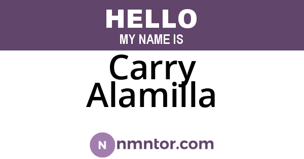 Carry Alamilla