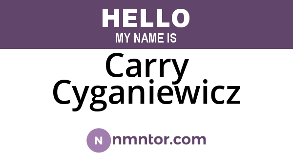 Carry Cyganiewicz