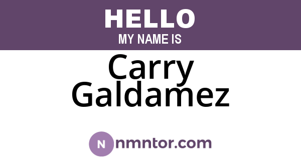 Carry Galdamez