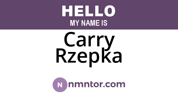 Carry Rzepka