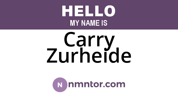 Carry Zurheide