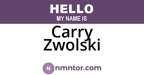 Carry Zwolski