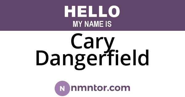 Cary Dangerfield