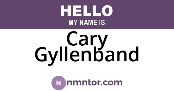 Cary Gyllenband