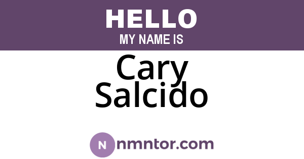 Cary Salcido