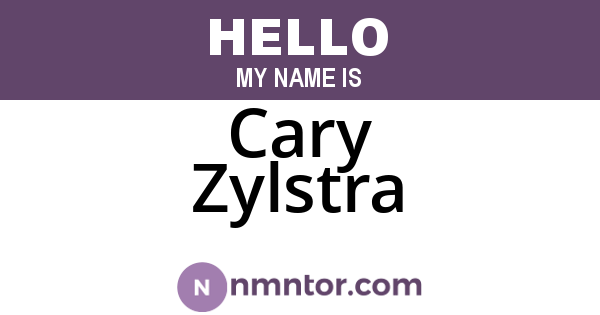 Cary Zylstra