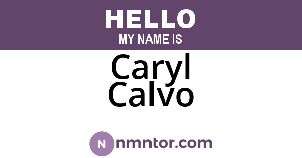 Caryl Calvo
