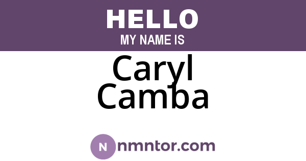 Caryl Camba