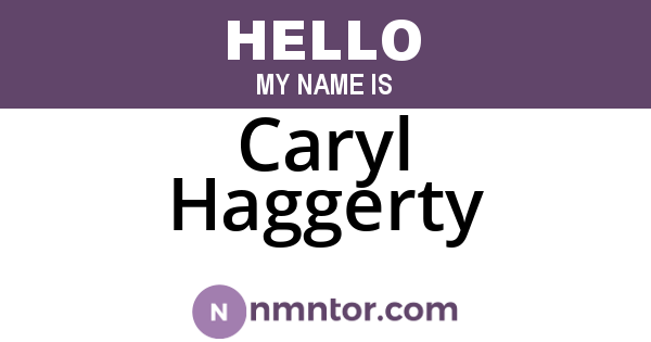 Caryl Haggerty