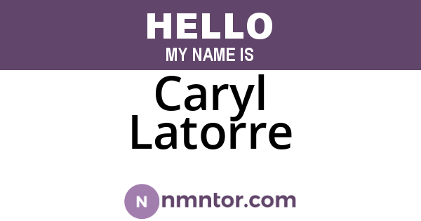 Caryl Latorre