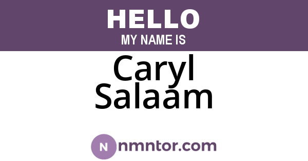 Caryl Salaam
