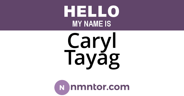 Caryl Tayag