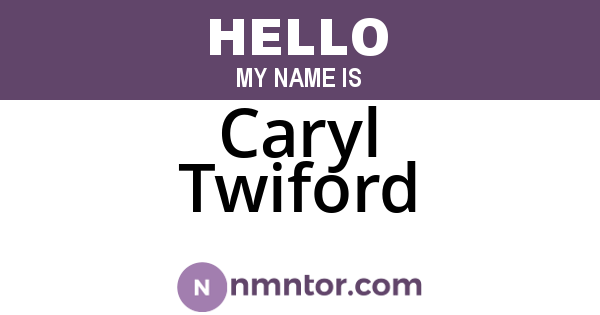 Caryl Twiford