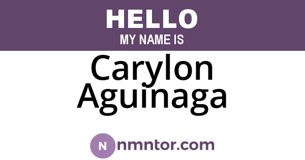 Carylon Aguinaga