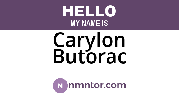 Carylon Butorac