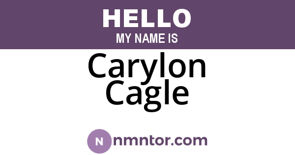 Carylon Cagle