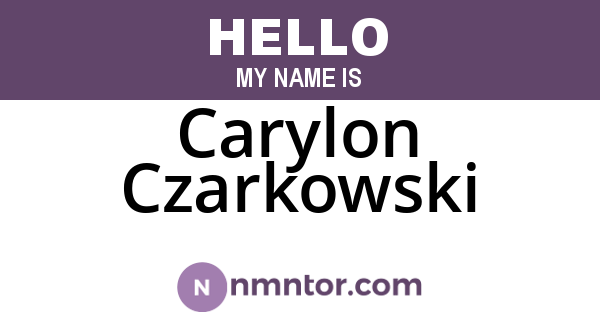 Carylon Czarkowski