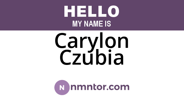 Carylon Czubia