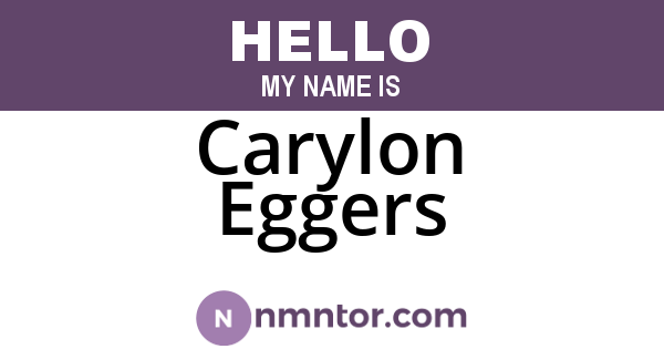 Carylon Eggers