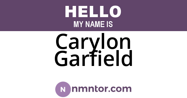 Carylon Garfield