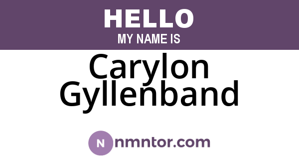 Carylon Gyllenband